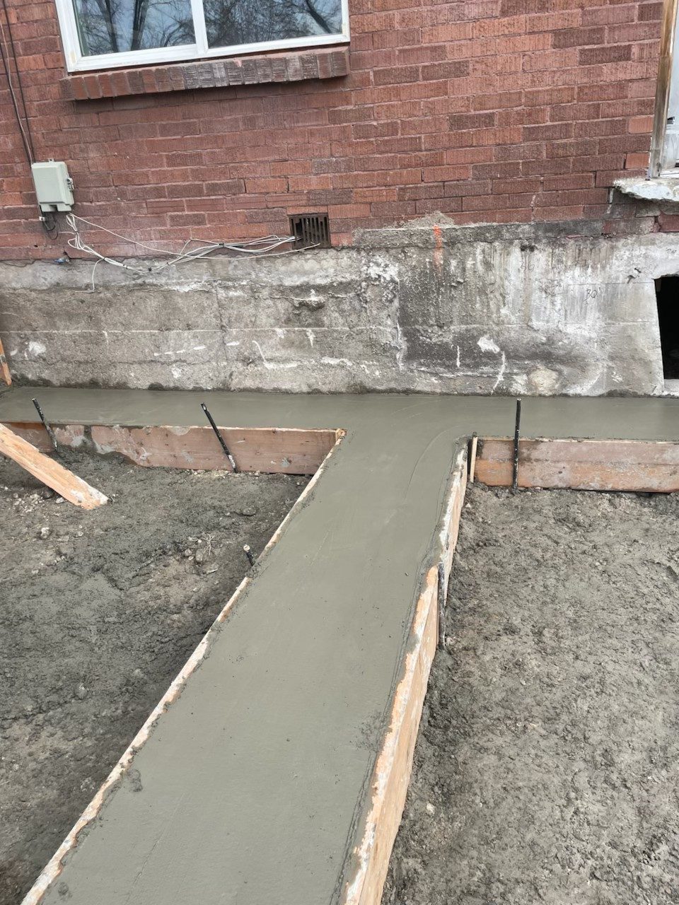 Concrete walkway poured by Firm Foundation of Utah in Lehi, UT