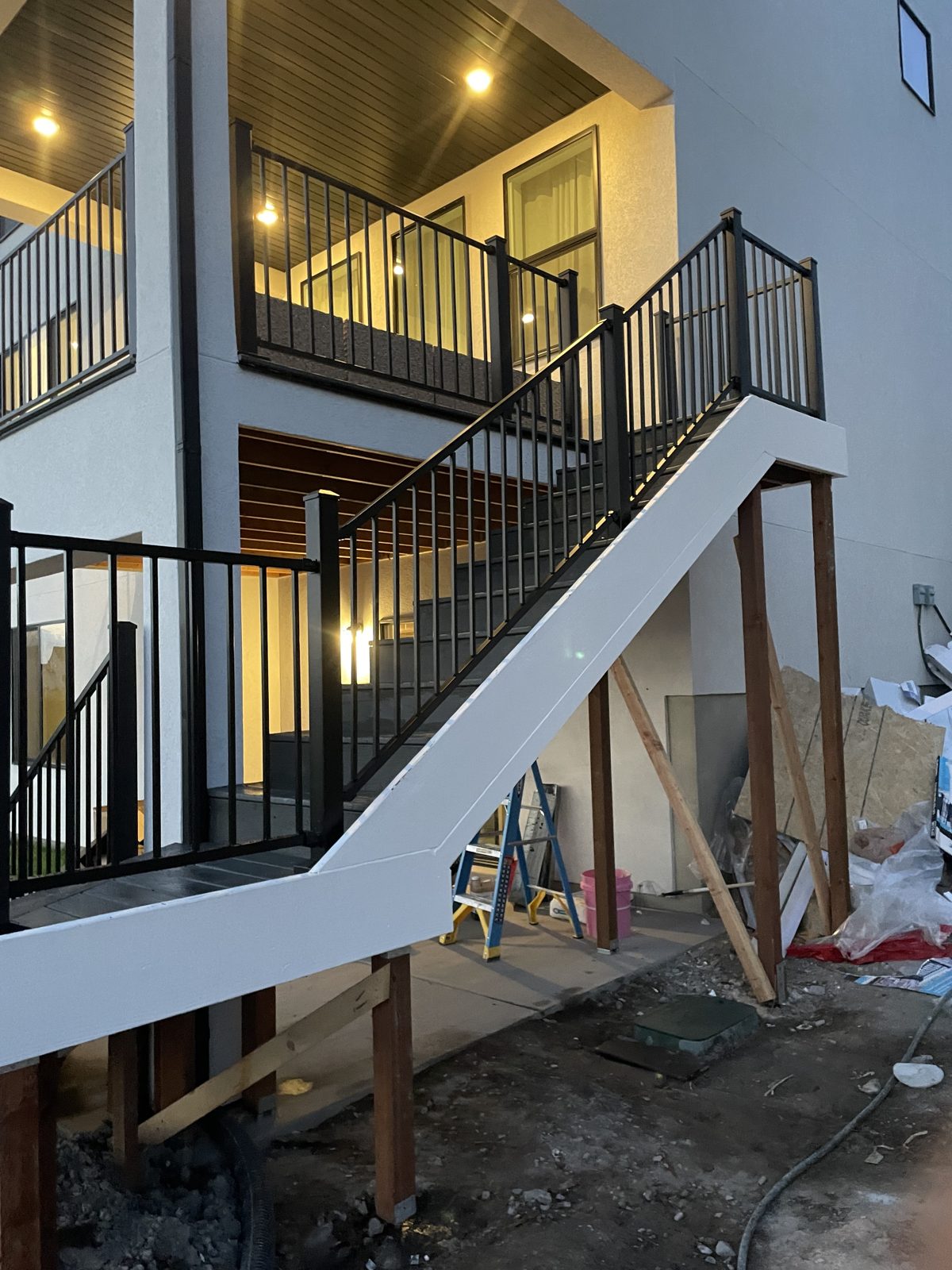 Deck stair build by Firm Foundation of Utah in Lehi, UT