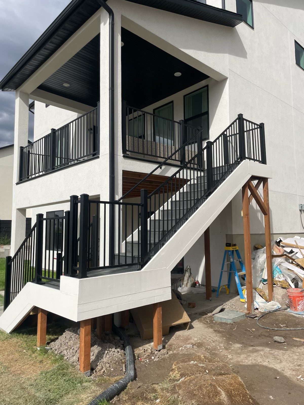 Deck and stairs remodel by Firm Foundation of Utah in Lehi, UT